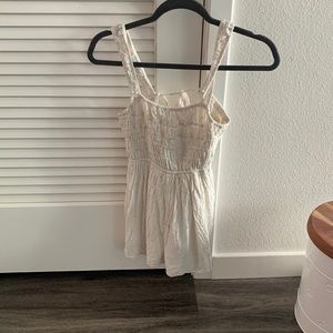 White romper from urban outfitters